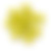 4pcs picasso jaune plat rond 8edge fenêtre de la table découpe pièce monnaie tchèque perles verre 15 sku-26767