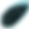 100pcs opaque jet noir gris métallique demi-rond à facettes feu poli petite entretoise de verre tchè sku-33041