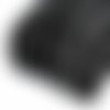 1m (322) noir argent plastique / vislon fermetures à glissière continue de largeur 5mm cubes parka j sku-243733