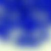 40pcs crystal dark bleu saphir clair ronde à facettes feu poli entretoise de verre tchèque perles 6m sku-33270