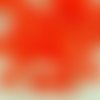 40pcs de cristal la jacinthe d'orange clair halloween ronde à facettes feu poli entretoise verre tch sku-33273