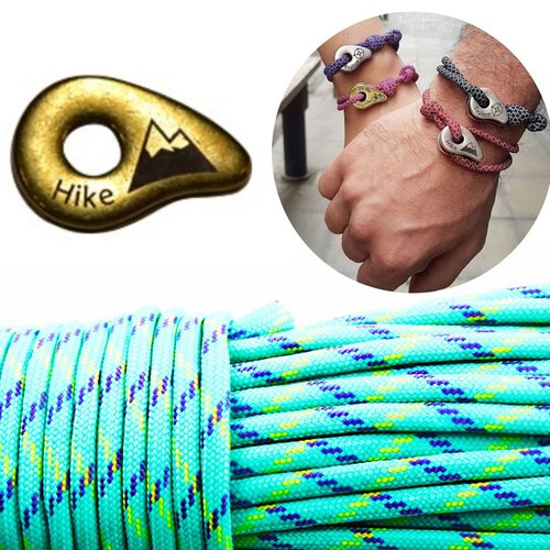 1 diy bracelet kraftika turquoise vert jaune violet randonnée en laiton antique plaqué métal zamak p sku-259987