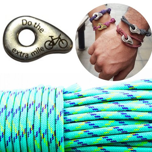 1 diy bracelet kraftika turquoise vert jaune ne le mile supplémentaire vélo 999 argent antique plaqu sku-259951