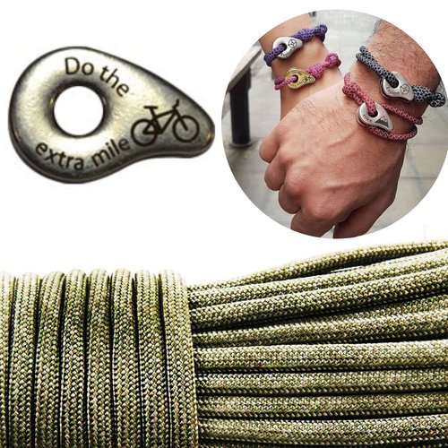 1 diy bracelet kraftika kaki ne le mile supplémentaire vélo 999 argent antique plaqué métal zamak pa sku-259957