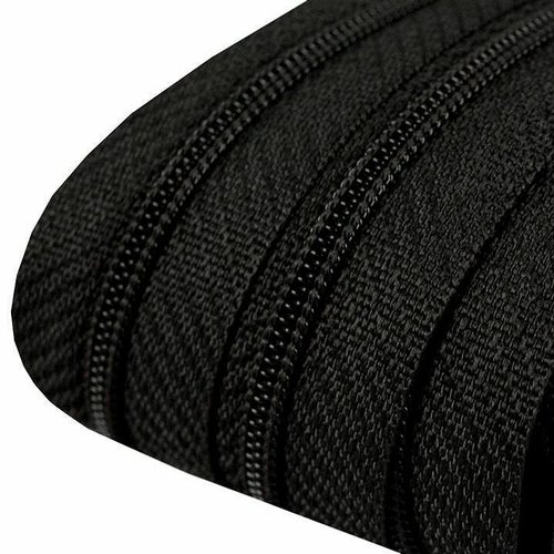 5m noir continue de nylon fermetures à glissière (bobine) 3mm sac notions main d'accessoires pour le sku-72331