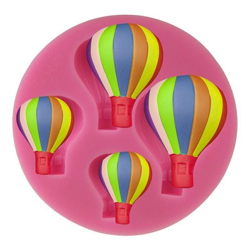 La taille de mélange rayé ballon à air 3d en silicone chocolat savon gâteau fondant gâteau l'argile  sku-76260