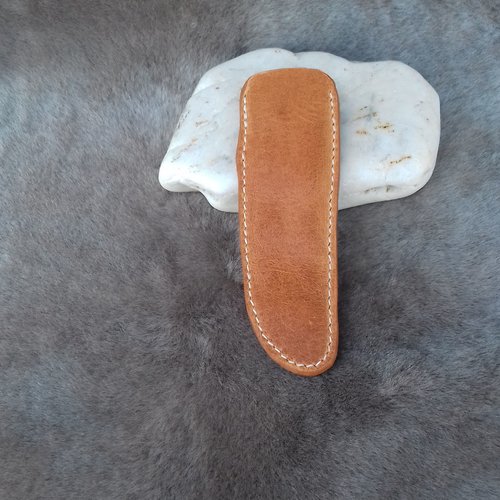 Etui à couteau en cuir pour couteau style "laguiole" plusieurs coloris