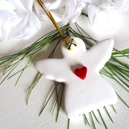 Suspension ange de noel, décoration sapin