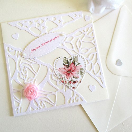 Carte anniversaire, bonne fête, faite main
