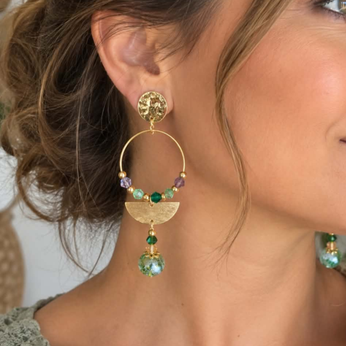 Boucles d'oreilles pendantes