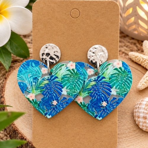 Boucles d'oreilles coeur