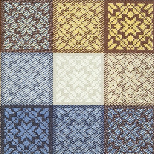 Serviette papier motif géométriques azulejos - carreaux de ciment - carrelage