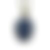 Collier motif ethnique bleu collier  graphiques bleu, collier ethnique