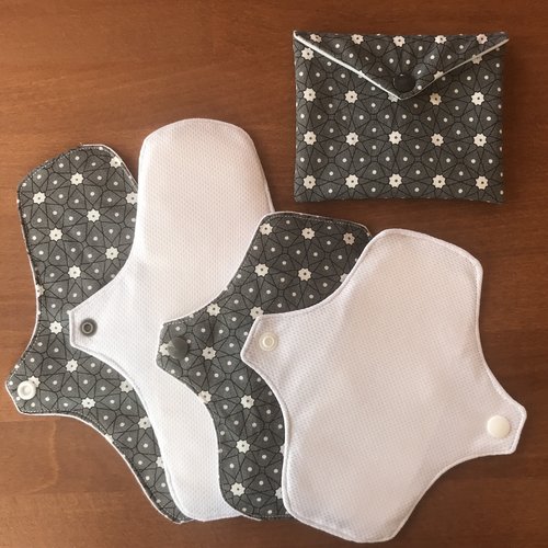 Serviettes hygiéniques lavables, protections périodiques