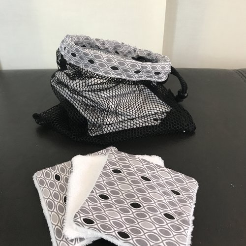 Lingettes, lingettes démaquillantes lavables, lingettes zéro déchet