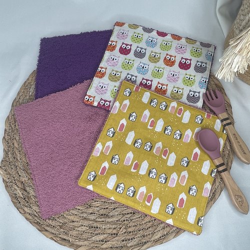 Debarbouille frimousse - lot de 4