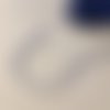 Cordon en suédine aspect daim bleu royal