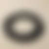 Fil d alu plat noir