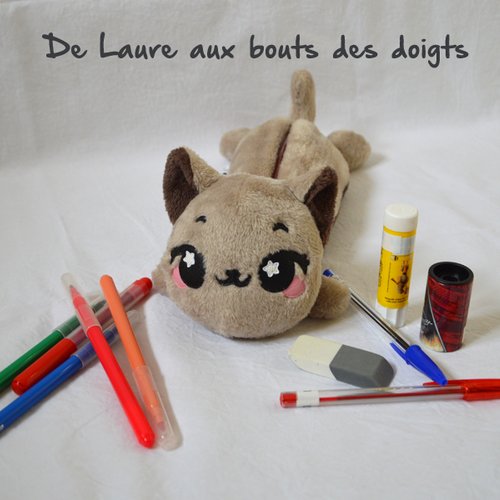 Trousse Peluche Chat Un Grand Marche