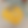 Bavoir bandana bébé - bavoir bébé - double gaze de coton- jaune
