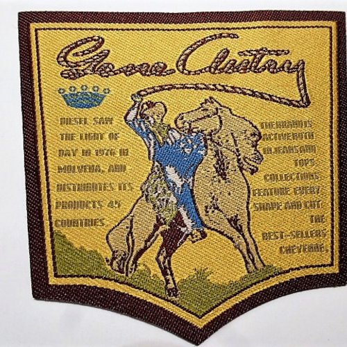 Applique patch écusson 362 vintage cow boys collector gene autry acteur américain films pour customisation couture à coller
