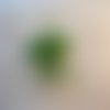 25 perles toupies 4 mm cristal ab vert malachite