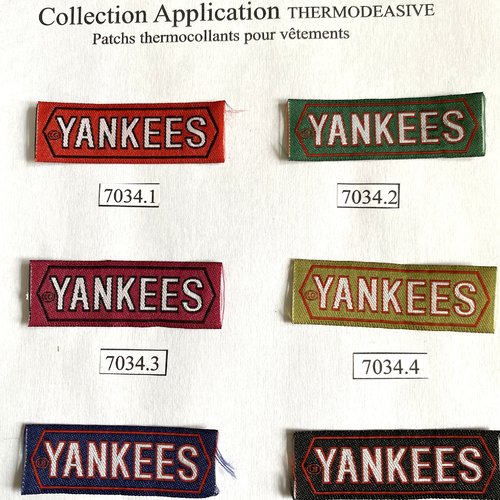 Applique patch écusson yankees