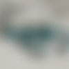 10 toupies 4 mm cristal swarovski satin ab couleur turquoise