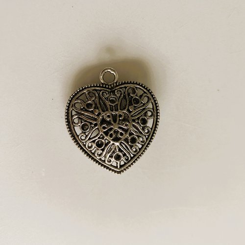Coeur 3 d argent