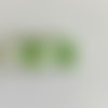 2 perles gouttes cristal vert d'eau 12.5 x 6 mm