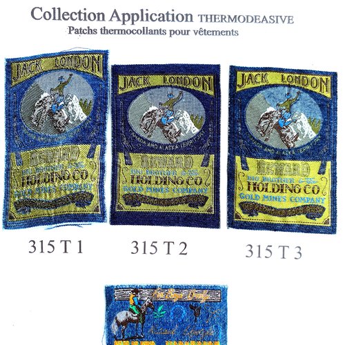 Appliques, patchs, écussons jack london, soldier houserider