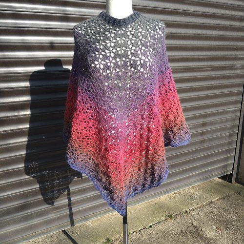 Poncho crochet lollifolk