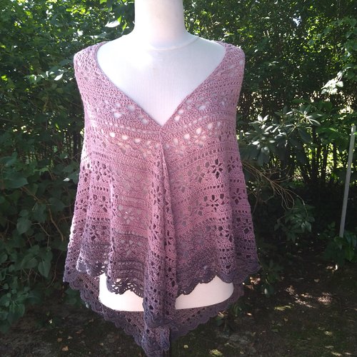 Châle crochet florine
