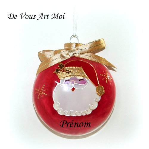 Boule Noël Prénom Personnaliséboule Noël Avec Prénompeint