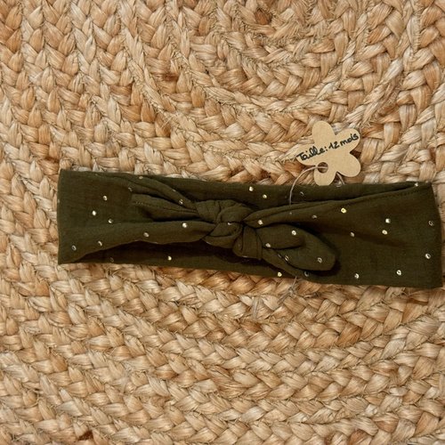 Bandeau kaki bébé