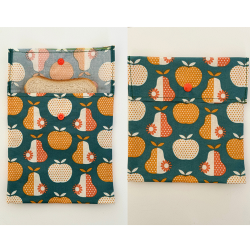 Pochette à sandwich lavable et réutilisable