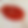 Agate rouge-perles gemmes-agate-fire brick-6 mm-perles naturelle