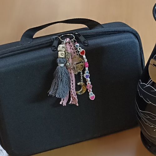 Bijoux de sac "lunes dorées"