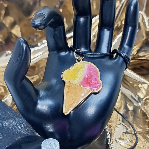 Collier "cornet de glace"