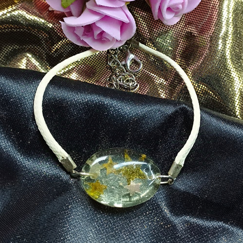 Bracelet oval étoiles