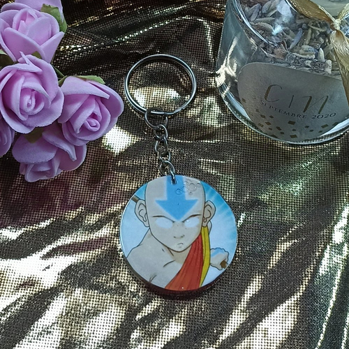 Porte clé double "avatar"
