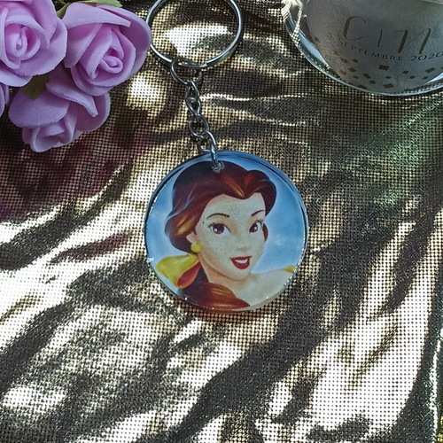 Porte clé double belle-jasmine