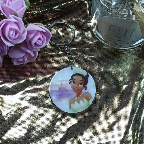 Porte clé double tiana-jasmine