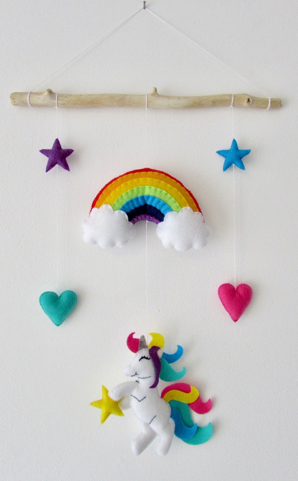 Mobile Licorne Arc En Ciel Decoration Chambre D Enfant Un Grand Marche