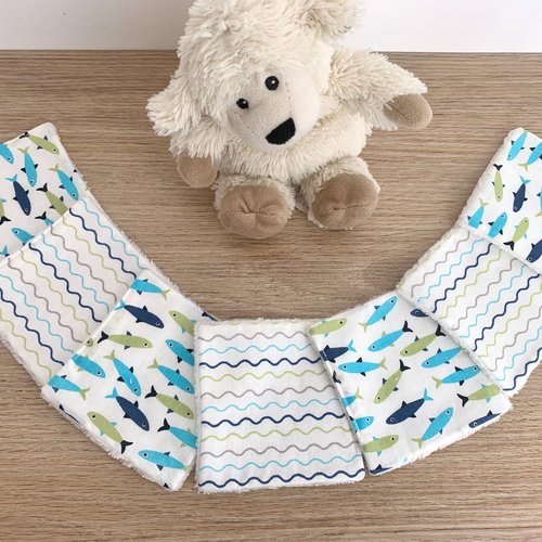 Lingettes bébé, semainier. lingettes lavables. cadeau de naissance