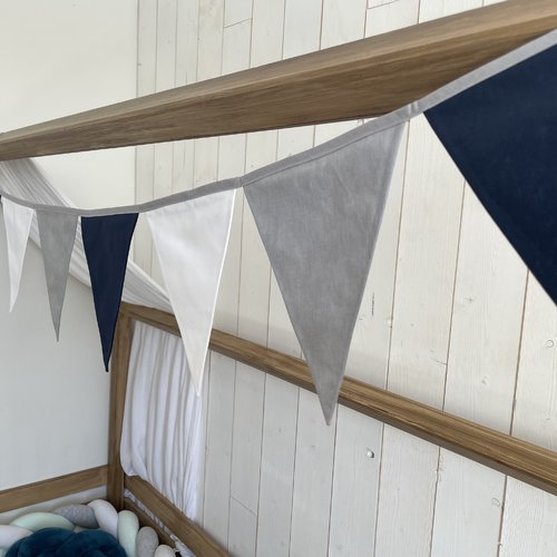 Guirlande de fanions. décoration chambre bébé
