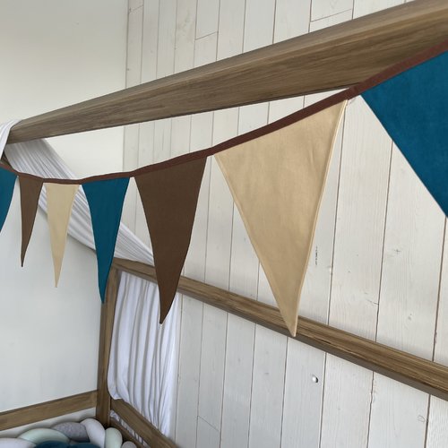 Guirlande de fanions. décoration chambre bébé