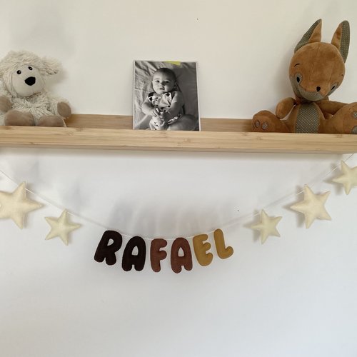 Guirlande de prénom. guirlande à personnaliser. décoration chambre bébé