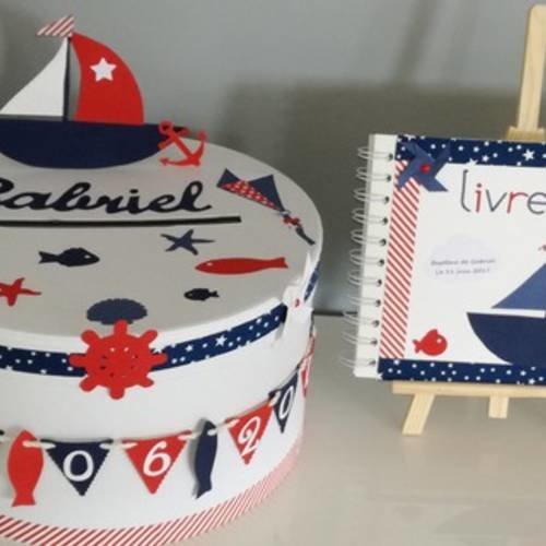 Livre D Or Theme Marin Bateau Un Grand Marche