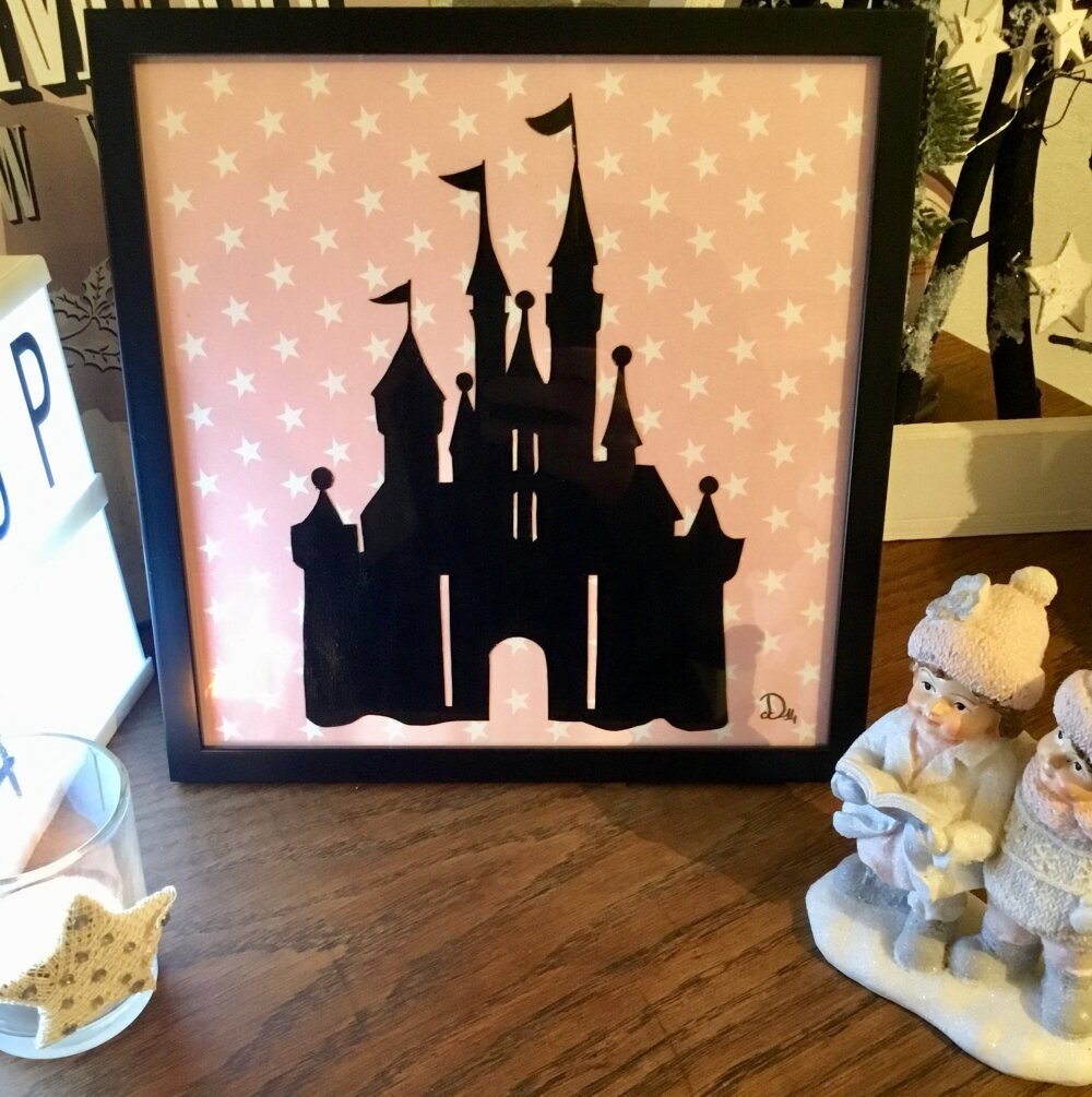 Chateau Disney Decoupage Papier Un Grand Marche